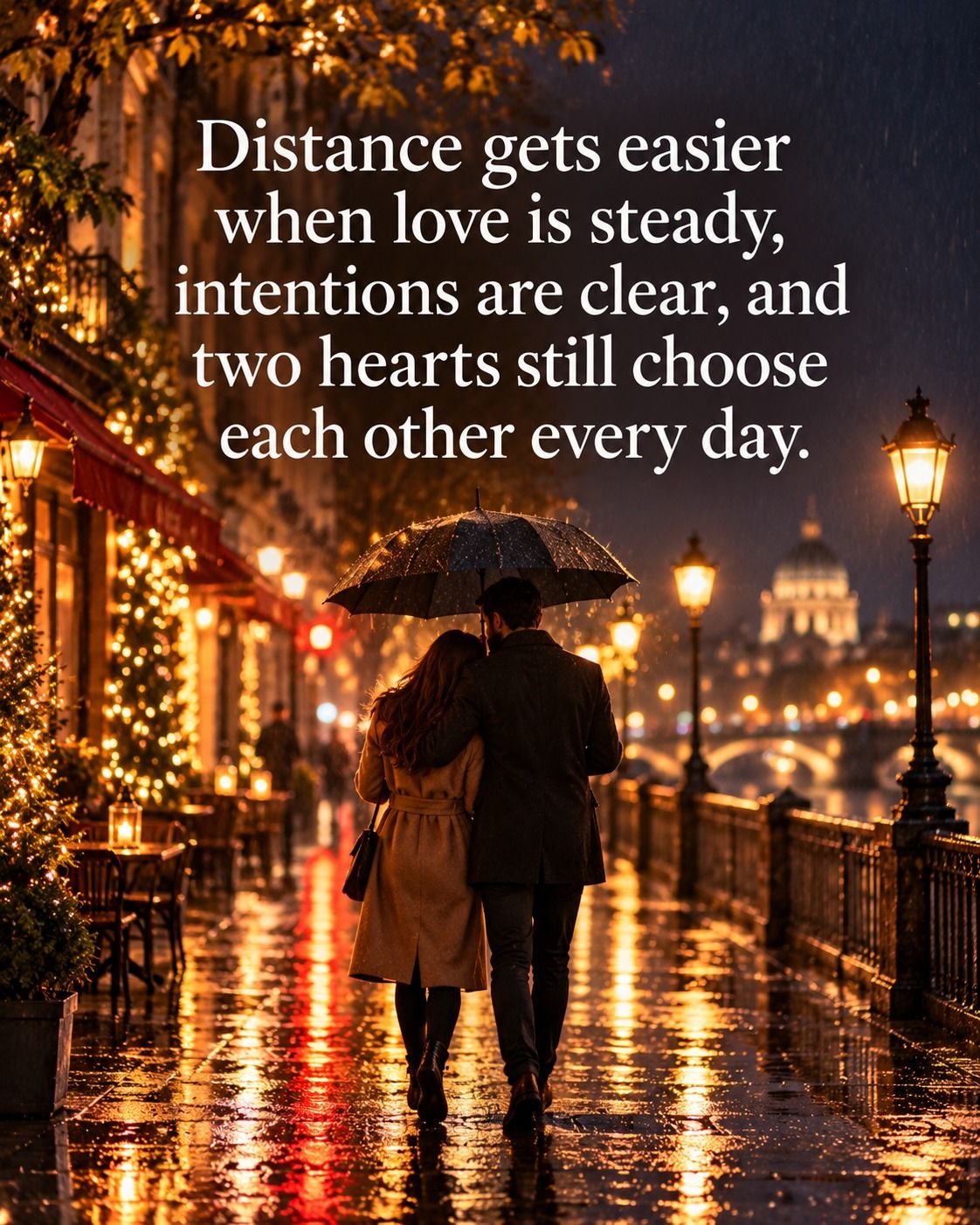Distance Gets Easier When Two Hearts Still Choose Each Other Every Day