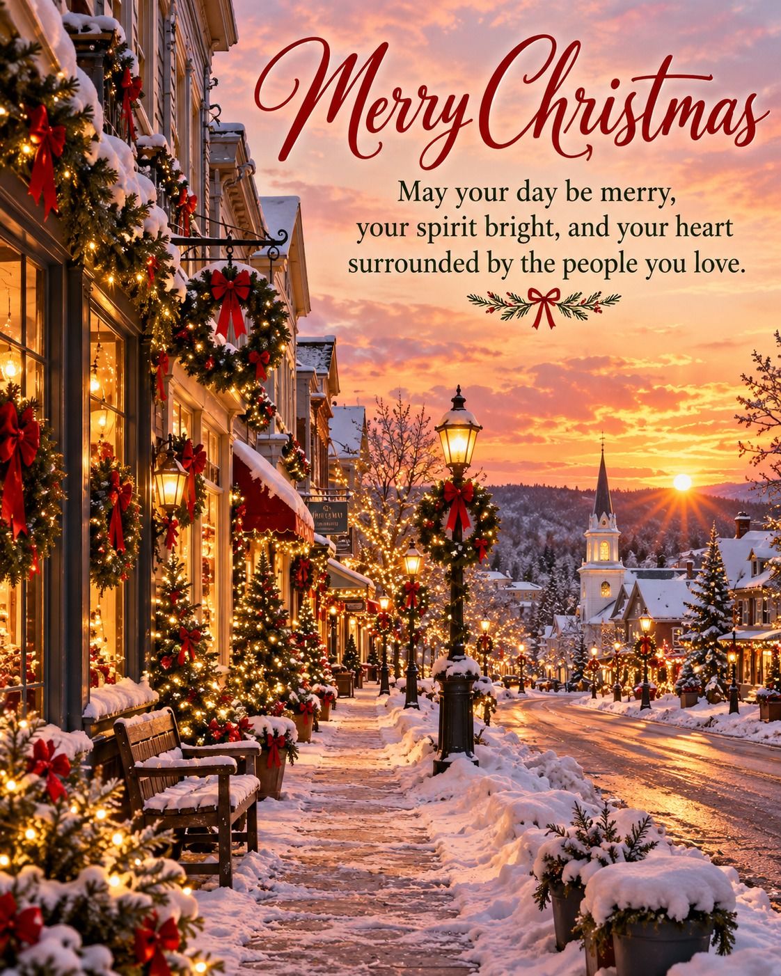 Merry Christmas May Your Day Be Merry Your Spirit Bright And Your Heart Full