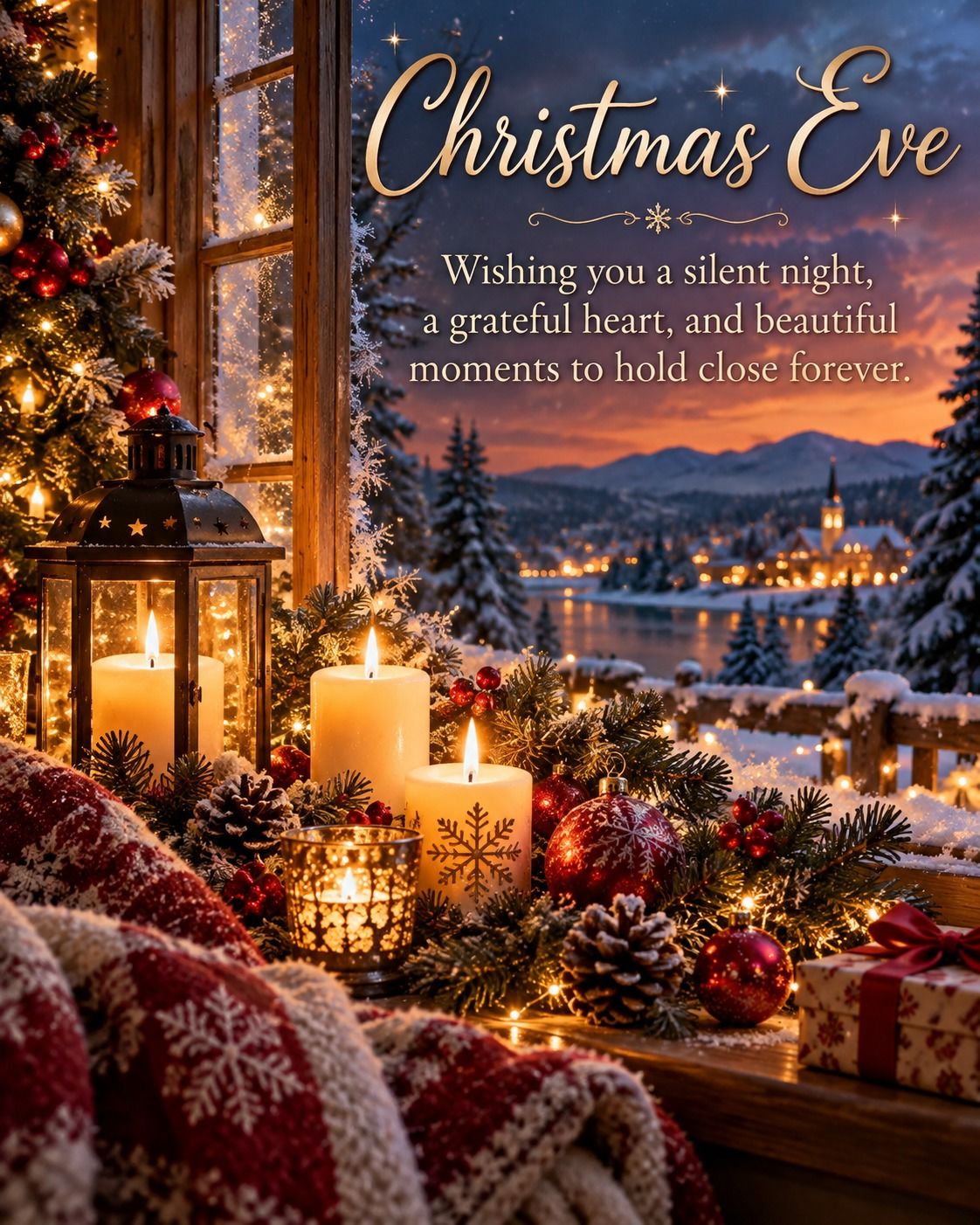 Christmas Eve Wishing You A Silent Night And A Grateful Heart