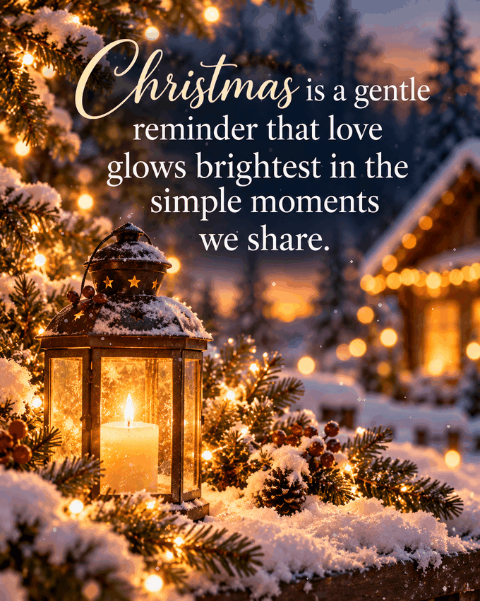Christmas Is A Gentle Reminder That Love Glows Brightest Gif
