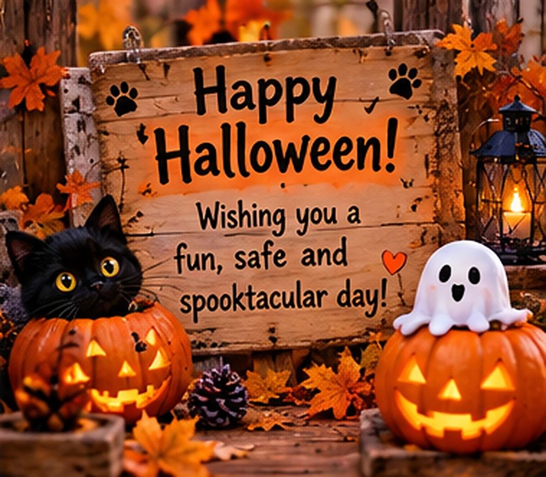Happy Halloween Wishing You A Fun Safe And Spooktacular Day