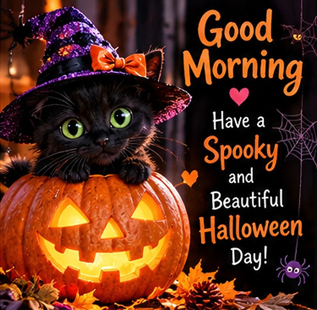 Good Morning Have A Spooky And Beautiful Halloween Day