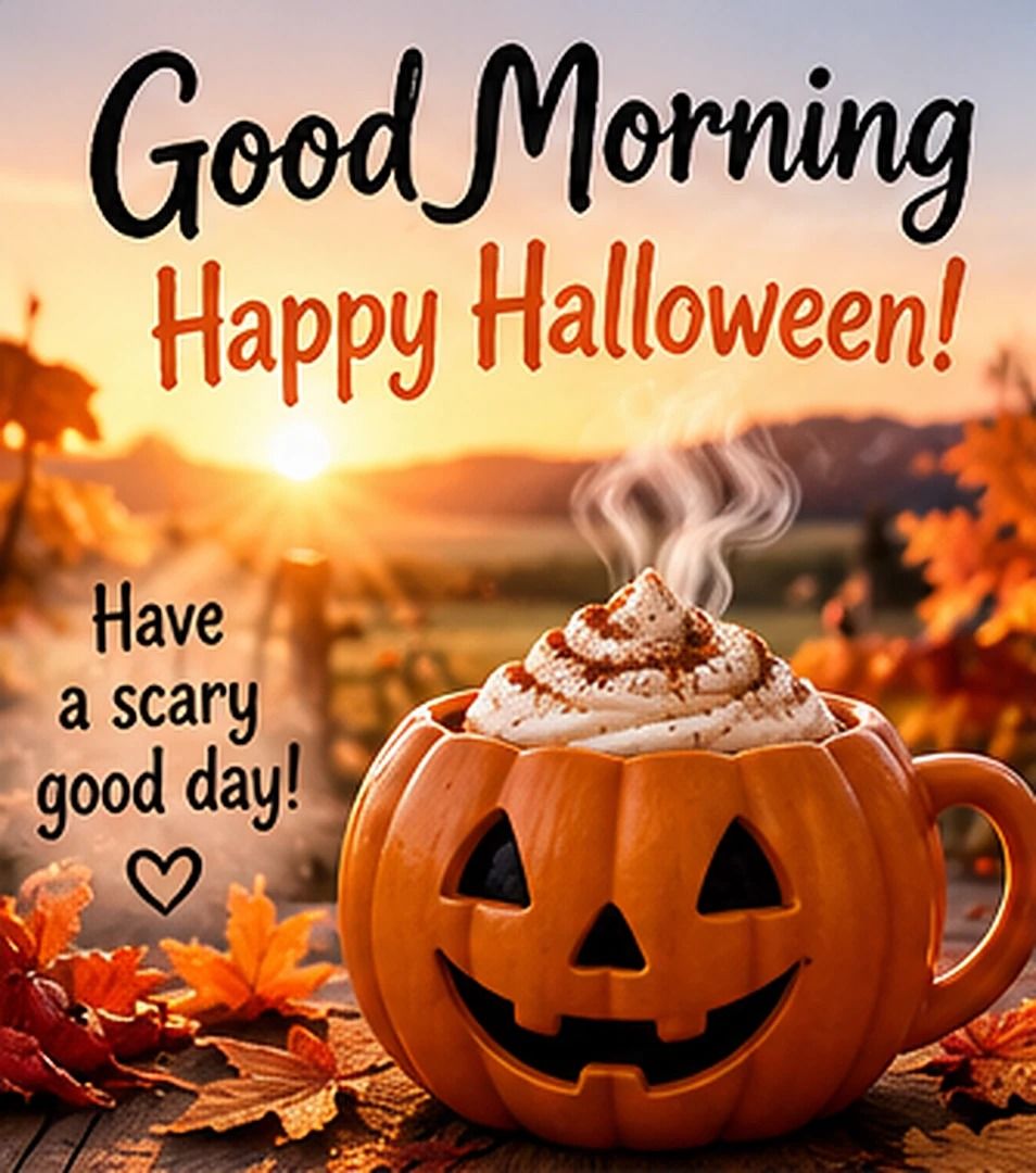 Good Morning Happy Halloween Have A Scary Good Day