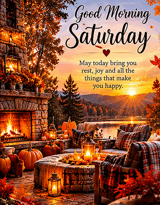 Good Morning Saturday May Today Bring You Rest And Joy Gif