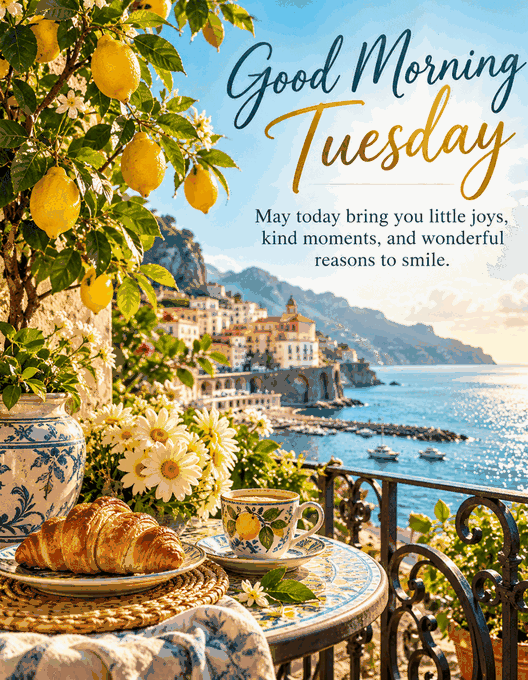 Good Morning Tuesday Little Joys And Reasons To Smile Gif