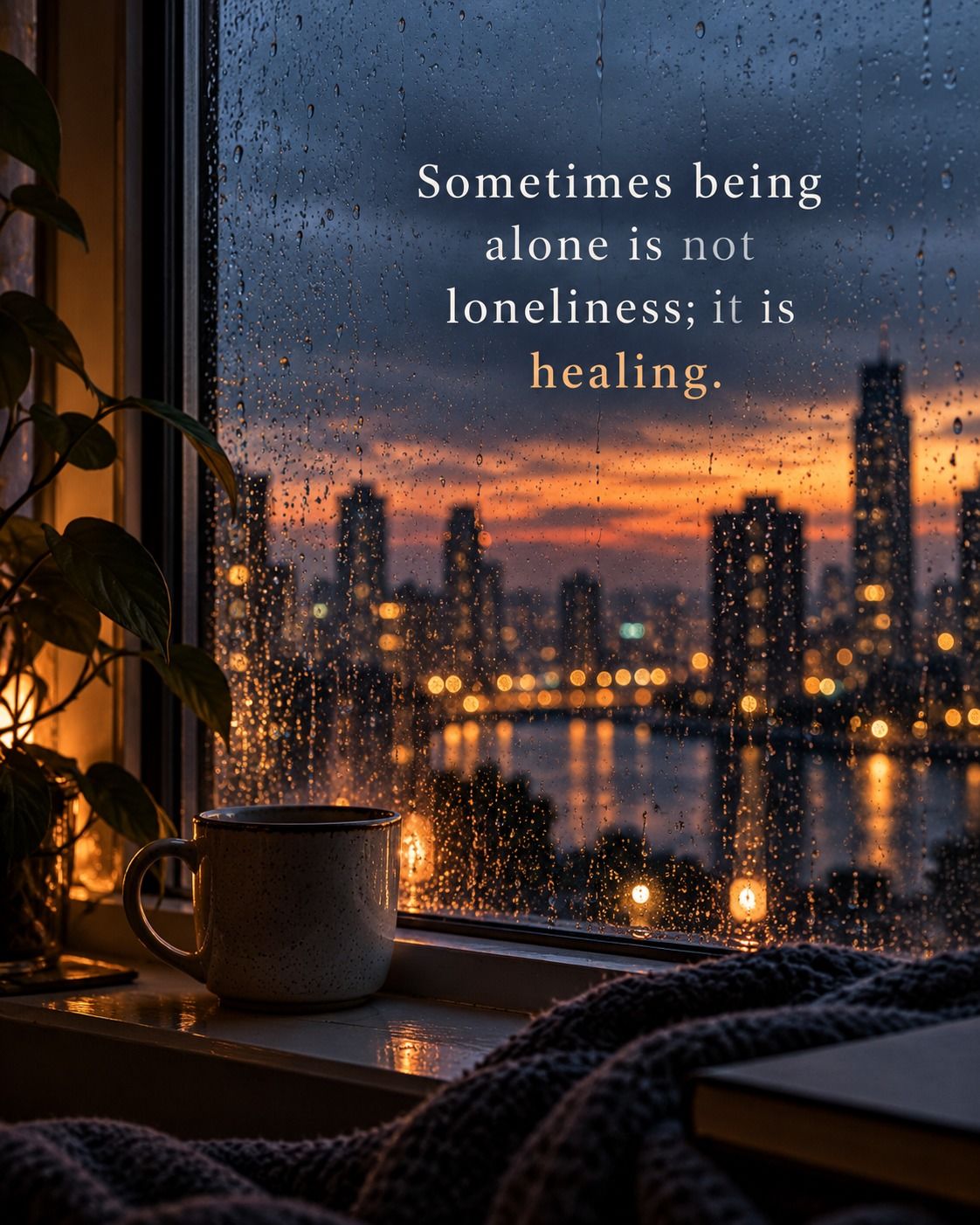 Sometimes Being Alone Is Not Loneliness It Is Healing