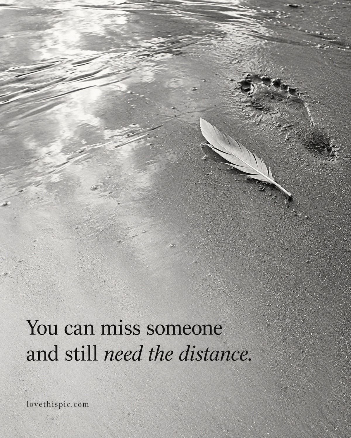 You Can Miss Someone And Still Need The Distance