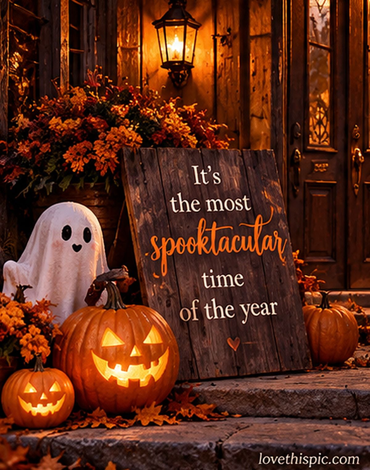 It's The Most Spooktacular Time Of The Year Ghost And Jack O Lanterns