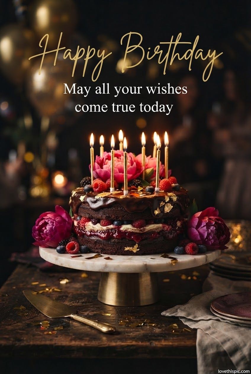 Happy Birthday May All Your Wishes Come True Today