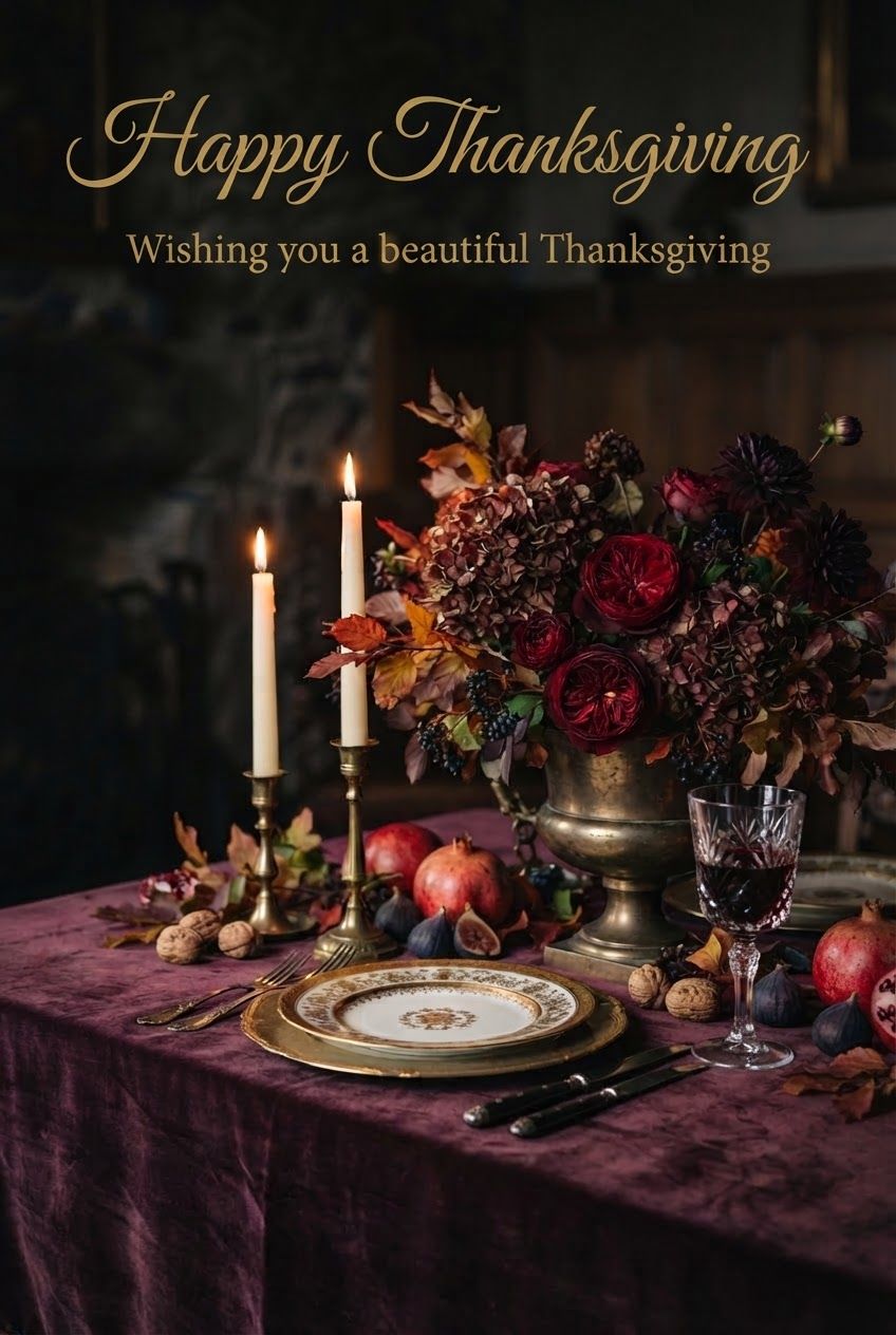 Happy Thanksgiving Wishing You A Beautiful Thanksgiving
