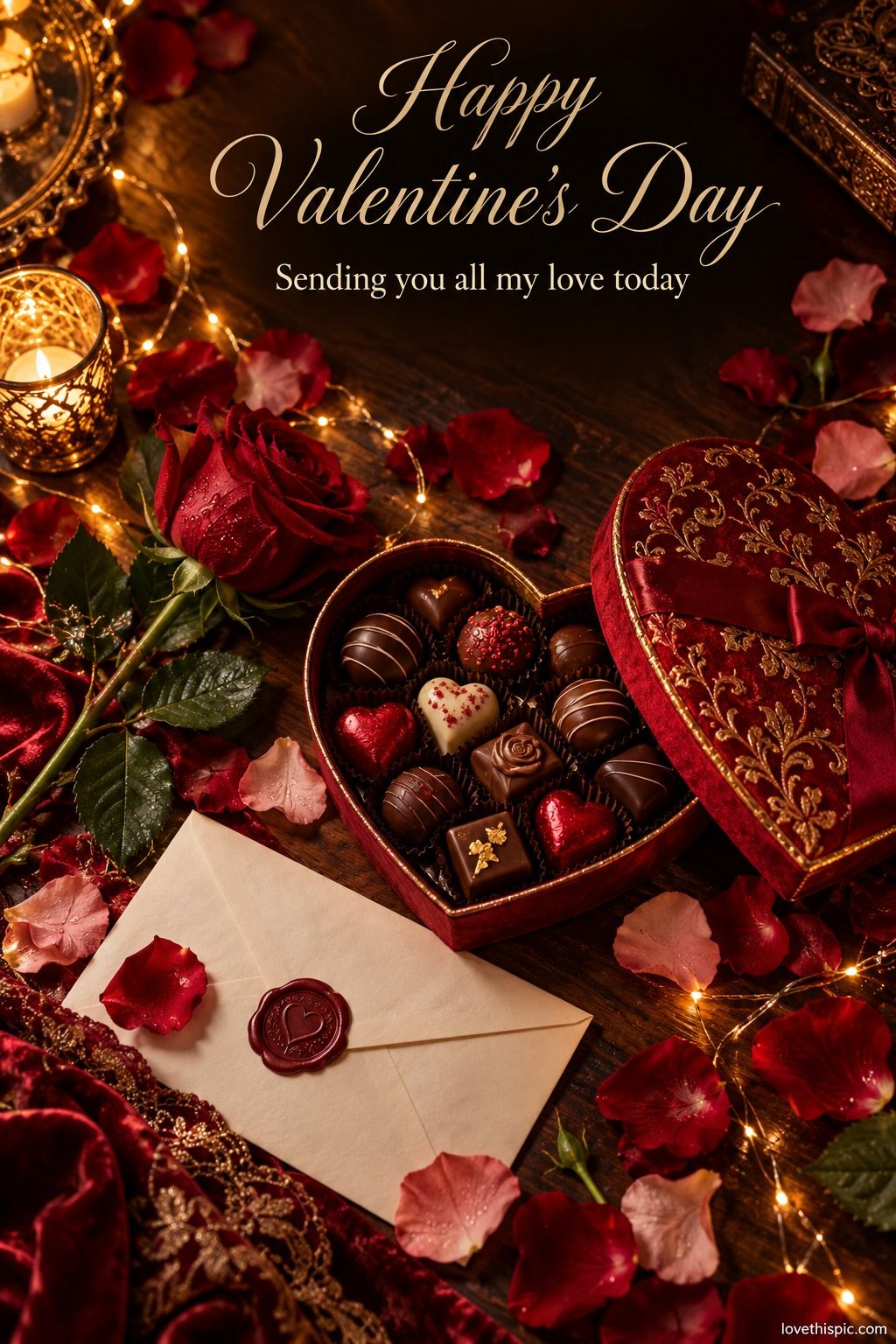 Happy Valentines Day Sending You All My Love Today