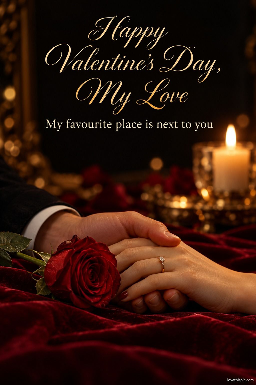 Happy Valentines Day My Love My Favourite Place Is Next To You