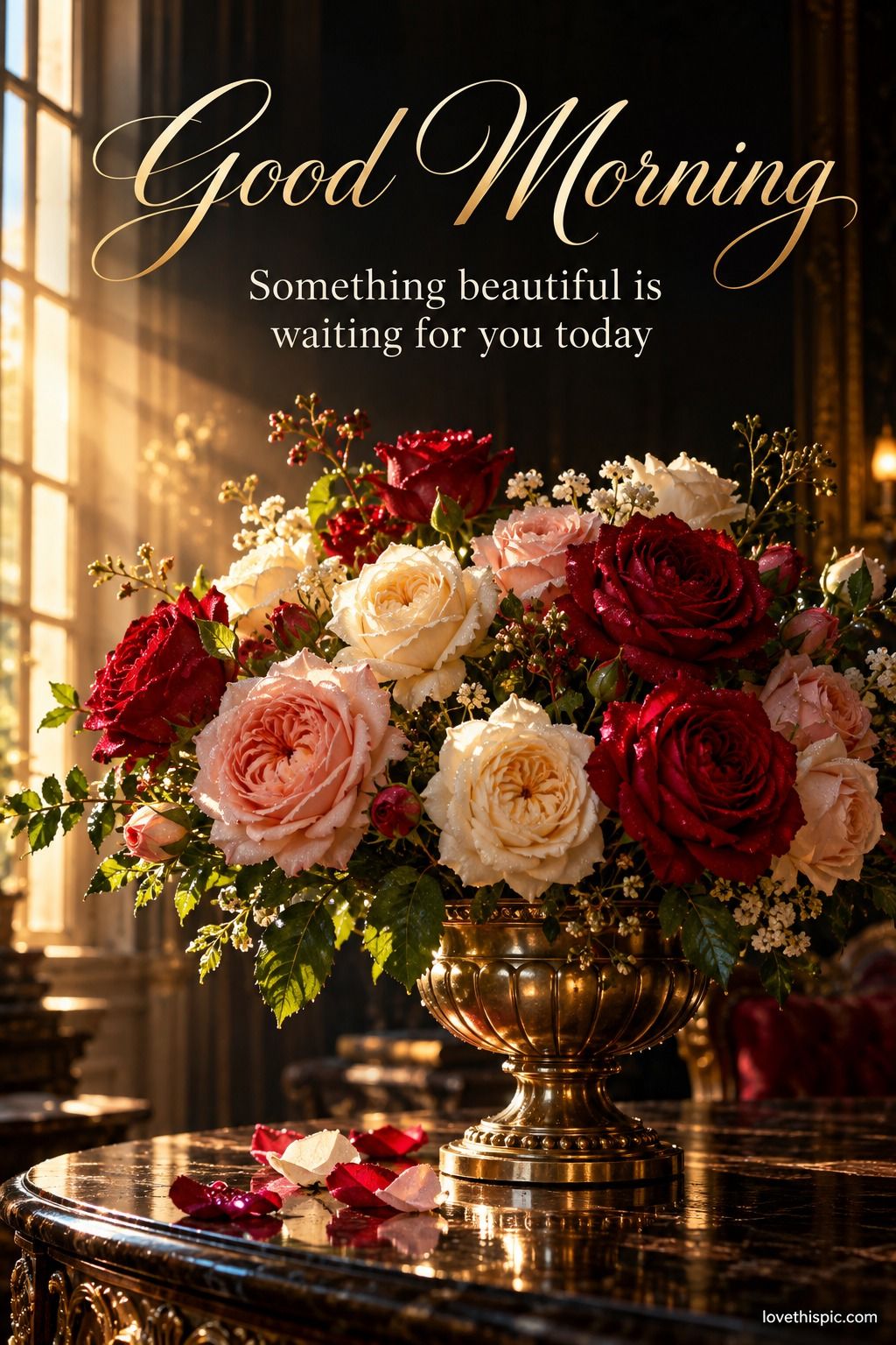 Good Morning Something Beautiful Is Waiting For You Today