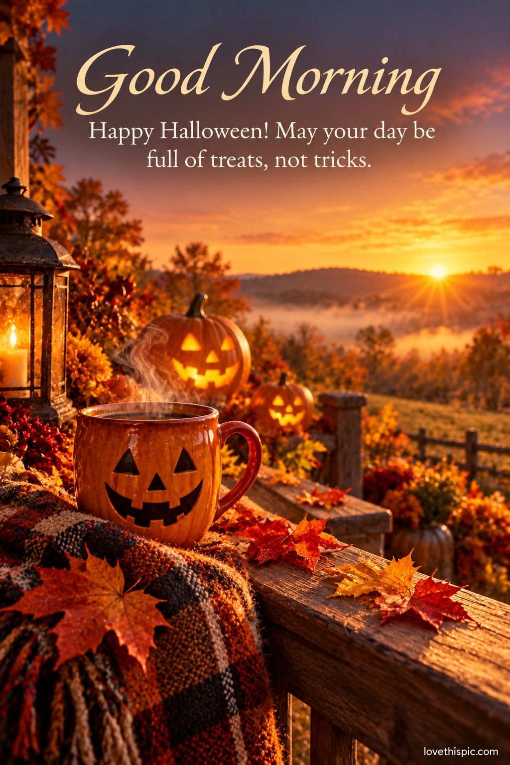 Good Morning Happy Halloween May Your Day Be Full Of Treats Not Tricks