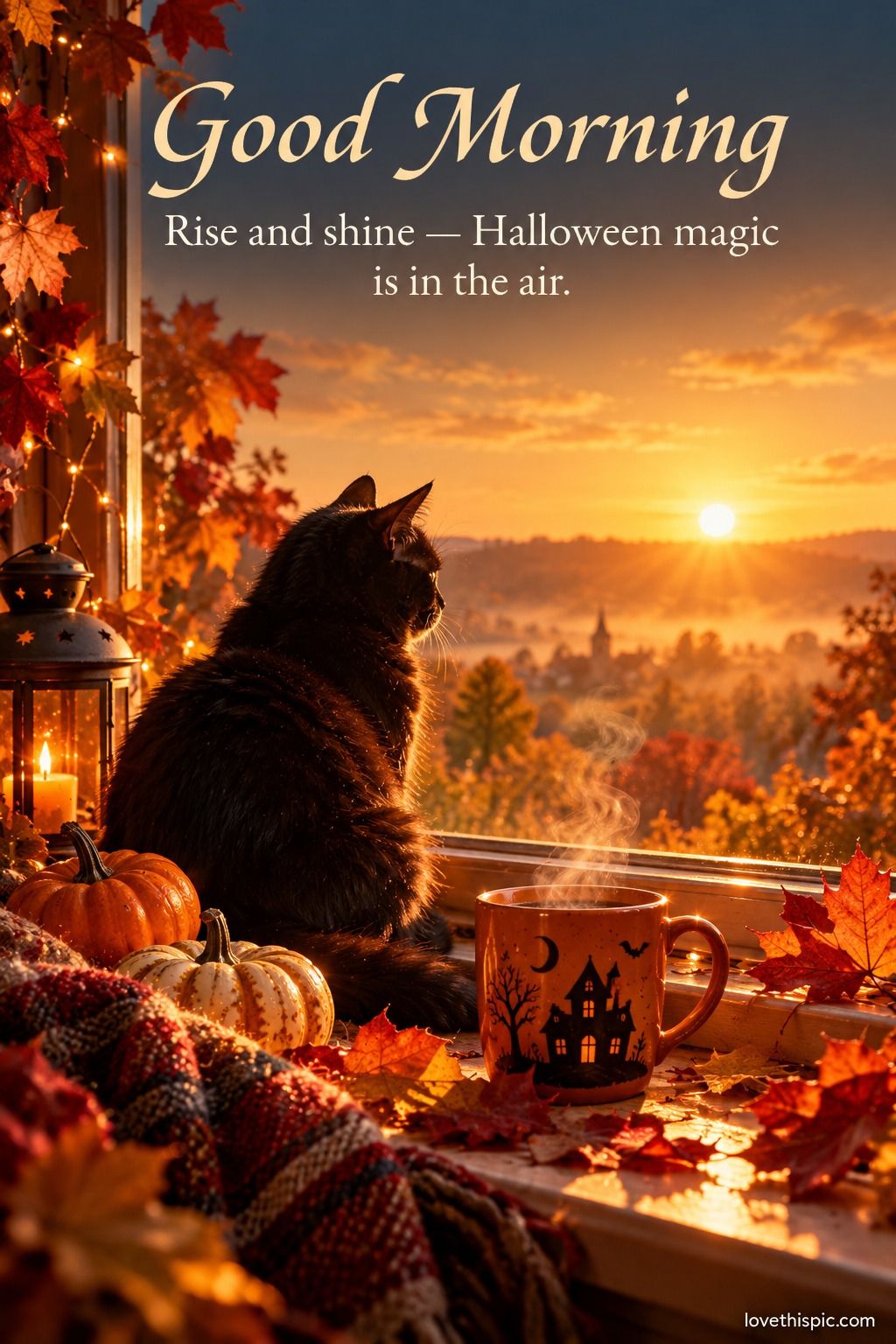 Good Morning Rise And Shine Halloween Magic Is In The Air