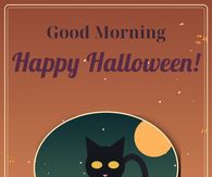 Good Morning Happy Halloween Strong Coffee And Sweet Treats