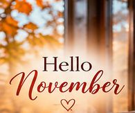 Hello November Cozy Coffee By The Autumn Window