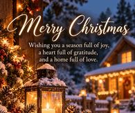 Merry Christmas Season Full Of Joy Glowing Lantern Gif