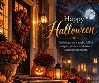 Happy Halloween A Night Full Of Magic Smiles And Sweet Autumn Moments