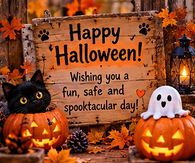 Happy Halloween Wishing You A Fun Safe And Spooktacular Day