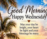 Good Morning Happy Wednesday Bright Day And Many Blessings Gif