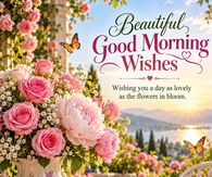 Beautiful Good Morning Wishes A Day As Lovely As Flowers In Bloom