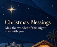 Christmas Blessings May The Wonder Of This Night Stay With You Nativity