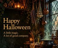 Happy Halloween A Little Magic A Lot Of Good Company Witch's Kitchen