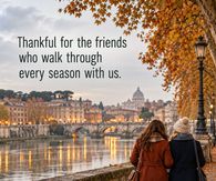 Thankful For The Friends Who Walk Through Every Season With Us