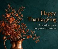 Happy Thanksgiving To The Kindness We Give And Receive Copper Pitcher