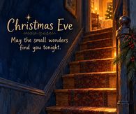 Christmas Eve May The Small Wonders Find You Tonight Wool Slippers