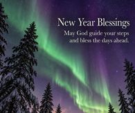 New Year Blessings May God Guide Your Steps And Bless The Days Ahead Aurora