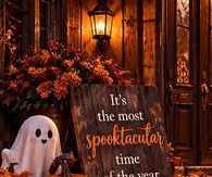 It's The Most Spooktacular Time Of The Year Ghost And Jack O Lanterns