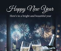 Happy New Year Heres To A Bright And Beautiful Year