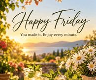 Happy Friday You Made It Enjoy Every Minute Gif