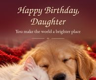 Happy Birthday Daughter You Make The World A Brighter Place