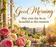 Good Morning May Your Day Be As Beautiful As This Moment