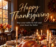 Happy Thanksgiving May Your Table Be Full And Your Heart Be Fuller