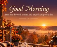 Good Morning Start The Day With A Smile And A Touch Of Spooky Fun