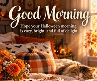 Good Morning Hope Your Halloween Morning Is Cozy Bright And Full Of Delight Cosy Bedroom Breakfast